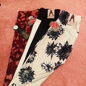 3 Bally Total Fitness Leggings 🏋️‍♀️🤸‍♀️